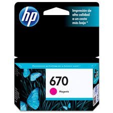 Hp 670 Magenta Original Ink Advantage Cartridge (Cz115al)