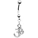 Handcrafted Spiritually Uplifting Ohm Belly Ring