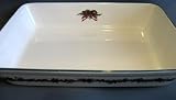 Review The Cellar 252451 / The Cellar - Stoneware Lasagna Dish - O'Tannenbaum - 1992 Exclusive for Federated Department Stores