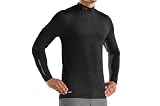 Men's ColdGear® Fitted Golf Mock Tops by Under Armour