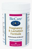 Biocare Pregnancy & Lactation Formula 30 Vegicaps 