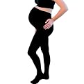 Fertile Mind Maternity Tights - Black