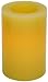 Gerson Everlasting Glow Flameless Home Décor Wax Candle with Straight Edge, Ivory, 6