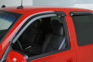 Slim Wind Deflector 4-piece JEEP WRANGLER UNLIMITED JK (4 Door) 07-08 Smoke