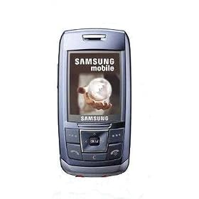 Samsung E250 Orange Pre-Pay Mobile Phone Inc �10 Airtime - Crystal Blue