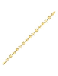 14K Yellow Gold Sea Life Bracelet