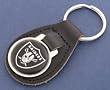 Oakland Raiders Leather Key Chain