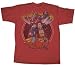 Voltron Vehicle Force Asian Heather Red Adult T-shirt Tee