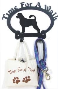 Dog Leash Hook - Portuguese Water Dog (Time for a Walk)