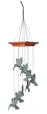 Woodstock Habitats - Hummingbird Spiral Chime