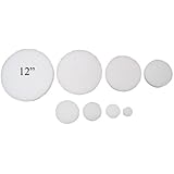 12" x 1" Styrofoam Arts & Crafts Discs Circles (12 Pack)