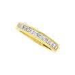 14K Yellow Gold 3/4 ct. Princess Cut Diamond Anniversary Band