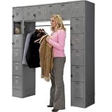 LYON 16-Person LockeRack - Dove gray