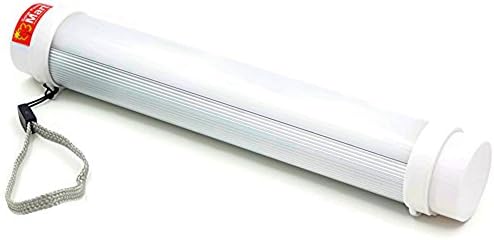 ROLLER Rechargeable Emergency LED Light, 4 Level Brightness With SOS Signal Light, Tube Light, Fluorescent Portable Flashlight for Outdoor Sports / Camping / Trekking / Fishing / Emergency / Garage / Workshop / Garden, Can Be Charged By Power Bank