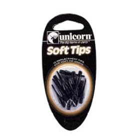 Unicorn Replacement Black Soft Tips - 1 set