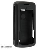 Black RUBBER FEEL SNAP-ON COVER HARD CASE PHONE PROTECTOR for LG Venus VX-8800 VX8800