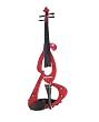VIOLINSMART Full Size 4/4 Red/Pink Electric Violin Complete Set