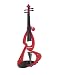 VIOLINSMART Full Size 4/4 Red/Pink Electric Violin Complete Set