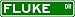 FLUKE Street Sign ~ Personalized Family Lastname Sign ~ Gameroom, Basement, Garage Sign ** ALUMINUM