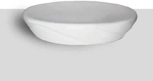 Willow Pond Ceramic Soap Dish, White