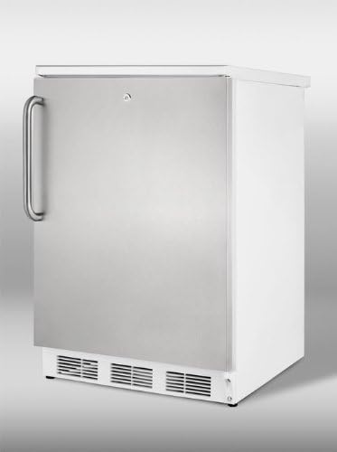 Summit CT66LSSTB 5.1 Cu. Ft. Stainless Steel Undercounter Compact Refrigerator