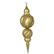 Large 29" Gold Shatterproof Finial Commercial Size Christmas Ornament Decoration