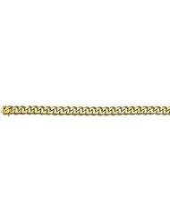 9mm 14k Fancy Hand Made Link Bracelet 8"