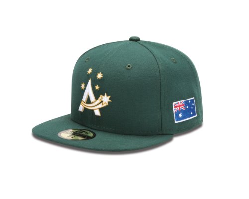 World Baseball Classic 2013 Australia Official On-Field 5950 Fitted Cap, Green