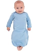 American Apparel Infant Baby Rib Long Sleeve Gown