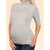 A Pea in the Pod: Elbow Sleeve Turtleneck Must-have Basic Maternity Top