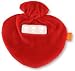 Fashy Heart Velour Cover Hot Water Bottle
