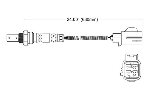 Walker 250-54009 Four Wire Oxygen Sensor