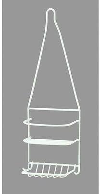 White Shower Caddy Bathroom Soap Holder Organizer