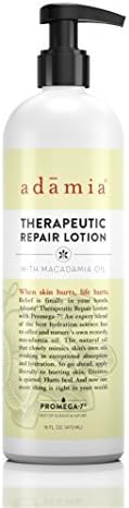 Adamia Therapeutic Repair Lotion with Macadamia Nut Oil and Promega-7, 16 Ounce by Adamia