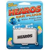 Hearos Water Protection Ear Plugs, Plus Free Case, #1001 - 28 Ear Filter/ pack, 4 pack