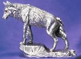 Diamond-Cut Wolf Figurine