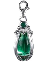 SilveRado(tm) VRG156-1 Verado Murano Glass Queen Anne Bead / Charm