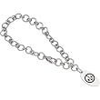 Stainless Steel Pittsburgh Steelers Logo Dangle Bracelet