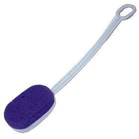 Kingsley Sponge Bath Brush Bright Blue