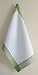 Classic Border Dishtowel - Green