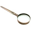 Magnifying Glass Letter Opener 3x Brass Magnifier Tool