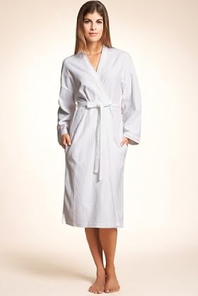 Pure Cotton Waffle Dressing Gown