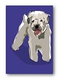 Paper Russells PAMG157 Magnet 2x3 Inch - Wheaten Terrier STanding