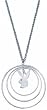 Clear Bunny Hoop 16 inch Necklace with Extender