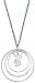 Clear Bunny Hoop 16 inch Necklace with Extender