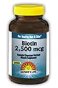 Nature's Life - Biotin 2500 mcg- 200ct Cap
