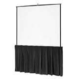 Dalite Tripod Screen Accessory 70 Inch Black Tripod Skirt Projection Screen