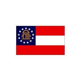 Georgia Flag 3x5ft Superknit Polyester