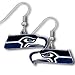 Seattle Seahawks Dangling Earrings - NFL Football Fan Shop Sports Team Merchandise