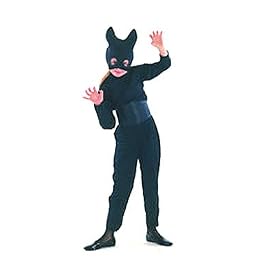 Black Cat Childrens Fancy Dress Party Costume Age 10-11